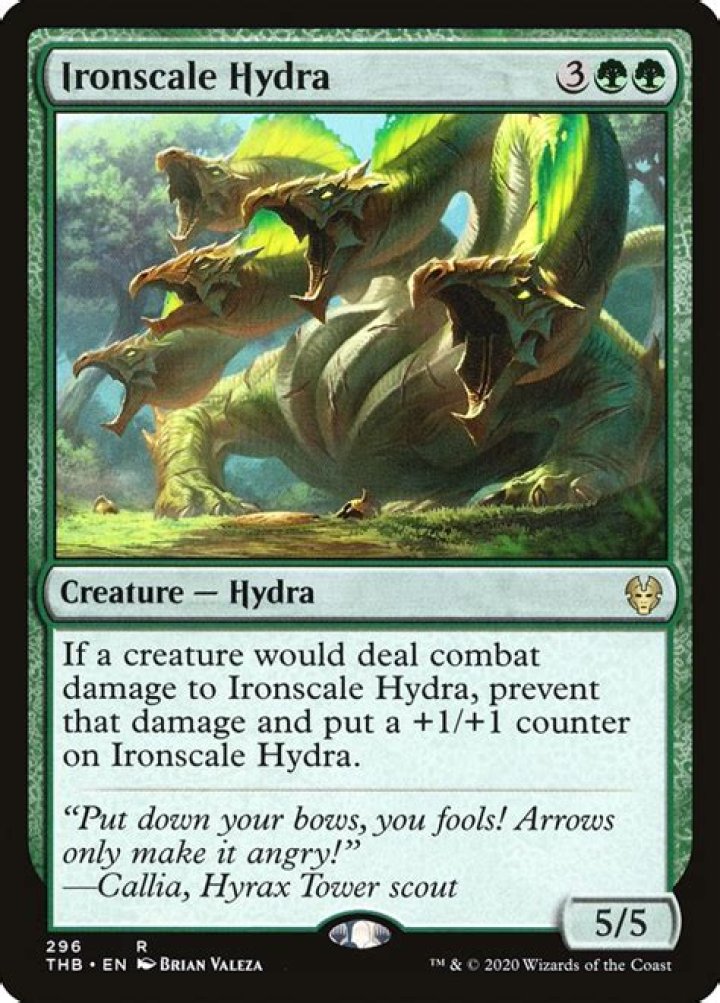 Can Ironscale Hydra survive Deathtouch?