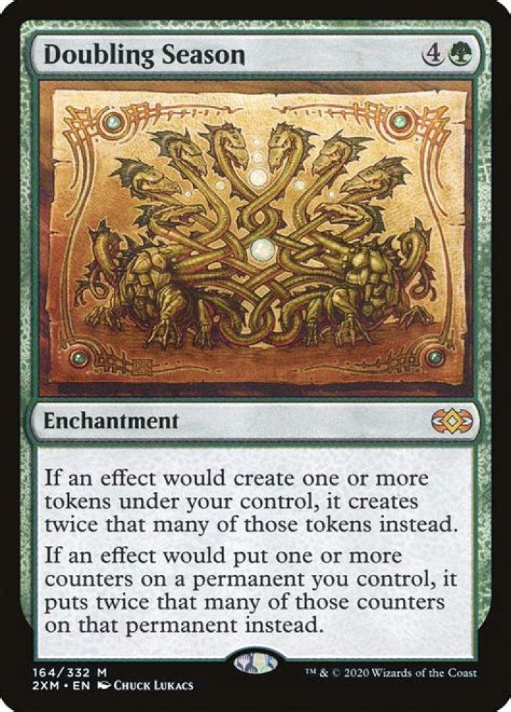 Does doubling season affect hydras?