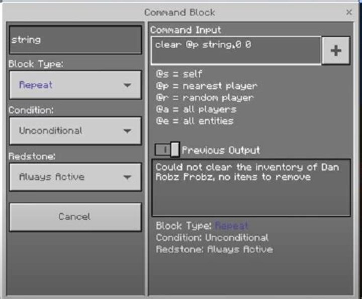 How to set a command block using a command inside?